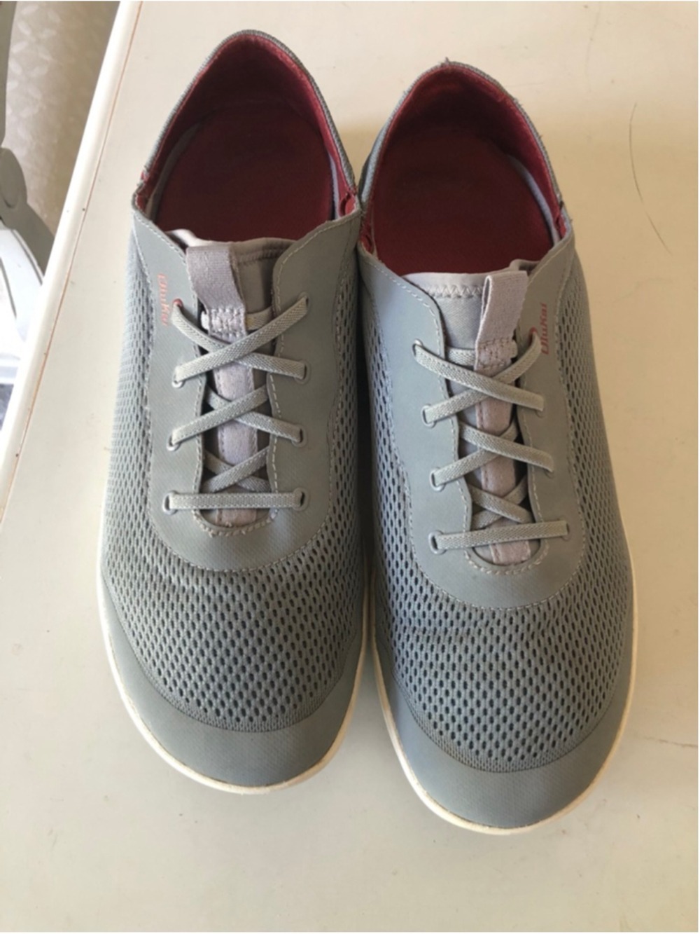 Mens Size 13M Olukai Maku Pae Hawaiian Heritage Land To Sea Hybrid Sneakers Gray